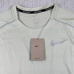 NWT Nike Dri-Fit Men’s Medium Miler Reflective Olive Aura Running Shirt