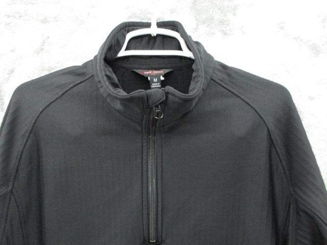 Tru-Spec Pullover Shirt Mens Medium Black 1/4 Zip Mock Neck Tactical Stretch gallery