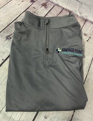 Augusta Sportswear Adult Medium Athletic Quarter Zip Pullover Vantage Point NWT