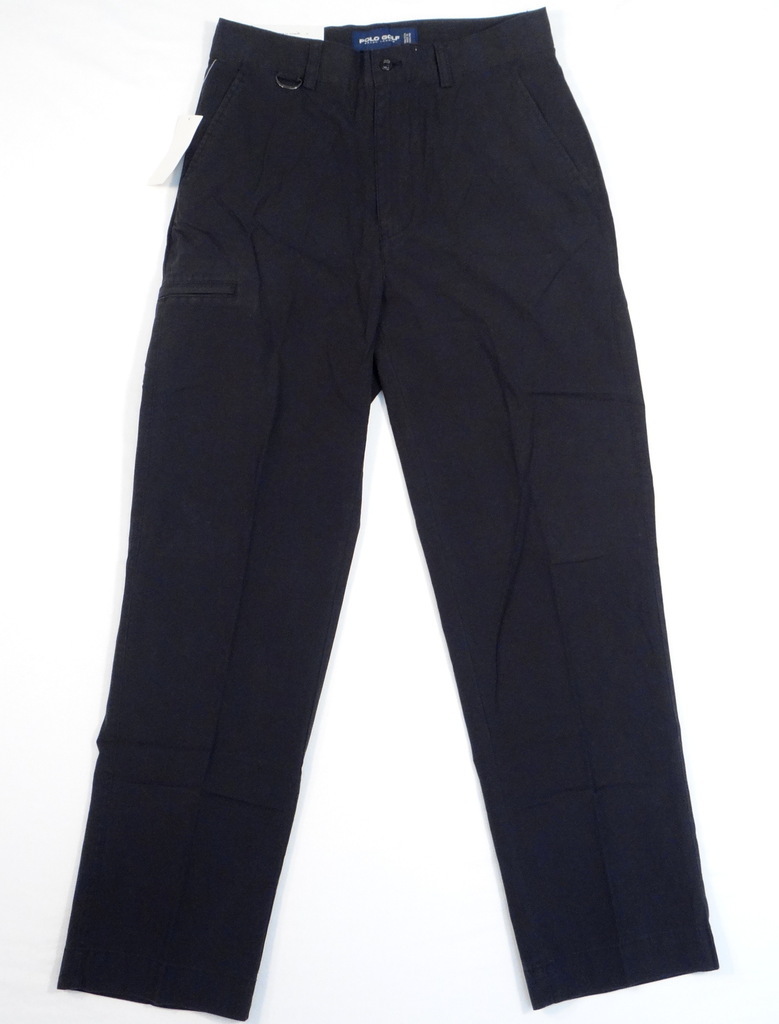 Polo Golf Ralph Lauren Black Flat Front Pants Mens NWT gallery