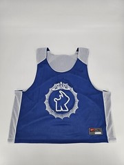 Retro Nike Team Basketball Jersey L/XL Tank Vintage Blue White Dope Logo
