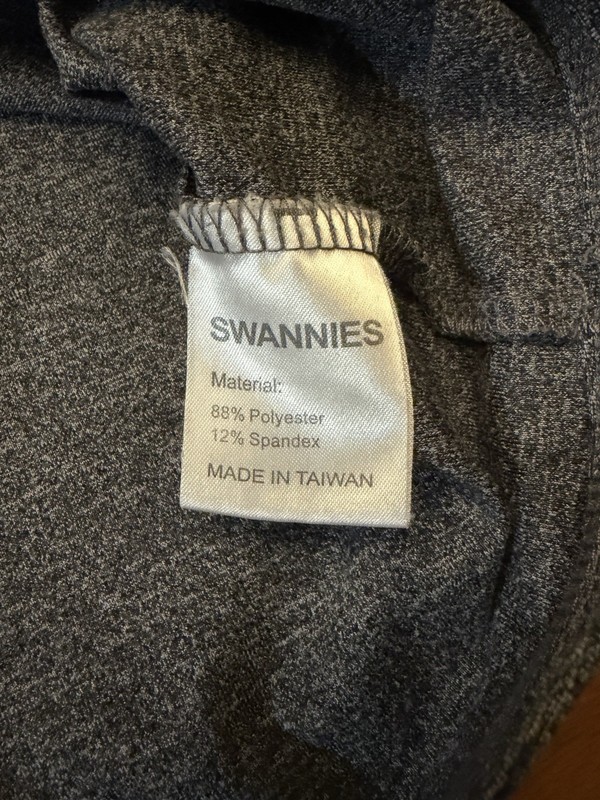 Swannies Golf 1/4 Zip Pullover Mens 2XL Blade Collar Gray Performance Stretch gallery
