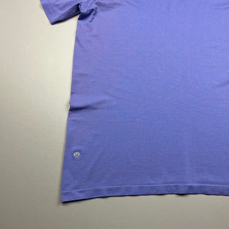Lululemon Metal Vent Tech Shirt Mens XL Purple Short Sleeve Mesh Athletic Tee gallery