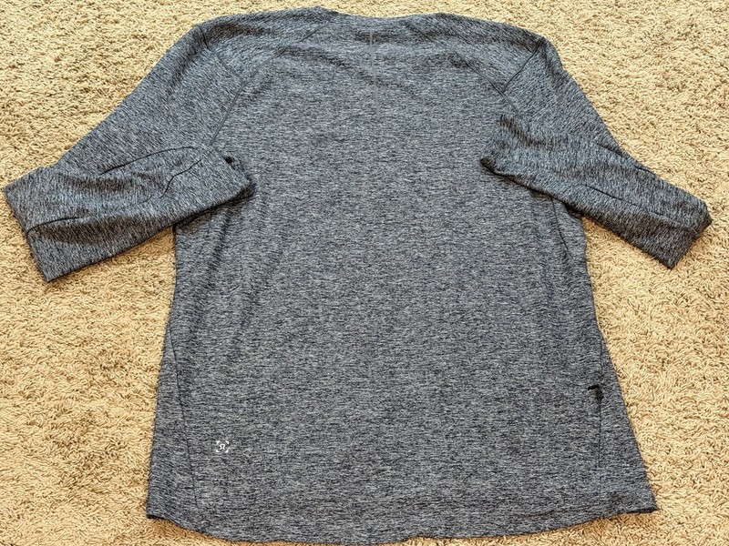 Lululemon Men’s Surge Rulu Reflective Long Sleeve Shirt (Hidden Zip Pocket) XL gallery