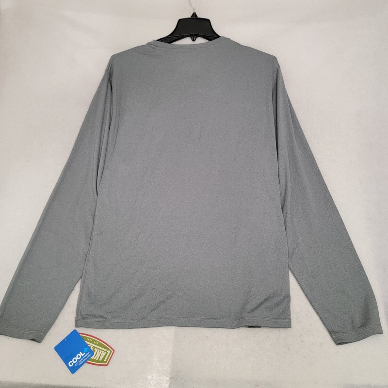 Lake and Trail Shirt Mens 2XL XXL Gray Lightweight Outdoors UPF Long Sleeve NWT gallery