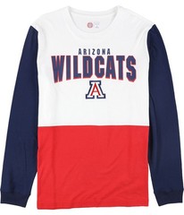 G-III Sports Mens Arizona Wildcats Graphic T-Shirt, White, Large