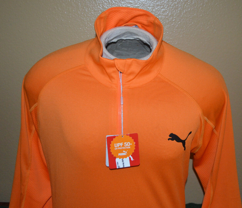 New PUMA Golf Size-Small Core 1/4 Zip Popover Crest Thermal Insulation Shirt gallery