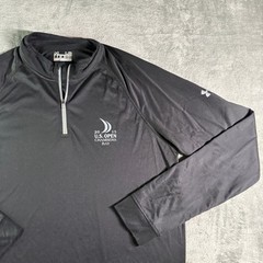 Under Armour 2015 U.S. Open Chambers Bay 1/4 Zip Pullover Mens LG Black