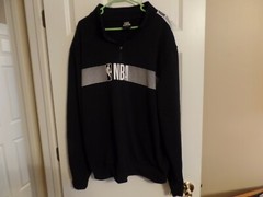 Men’s, NBA, Black Pullover with White Trim, Size: XXL, Excellent Condition