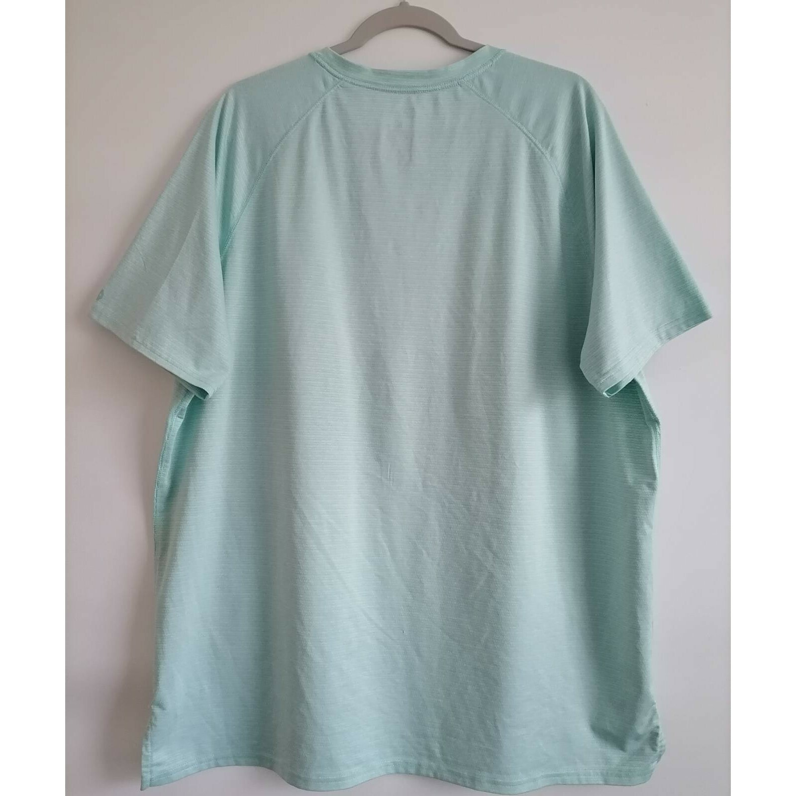 All In Motion Mens Activewear T Shirt Mint Blue Side Slit XL gallery