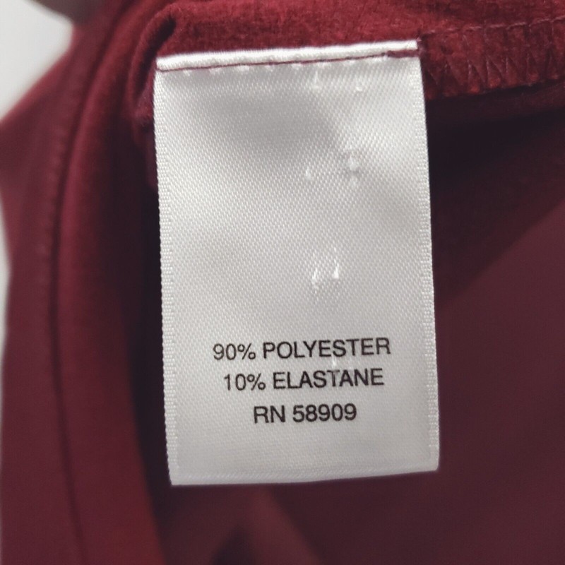 Roundtree & Yorke Performance Shirt XL Red 1/4 Zip Pullover Stretch gallery