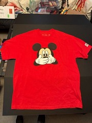 DISNEY COLLECTION by NEFF MICKEY MOUSE SHIRT RED BLACK WHITE BRAND NEW sz XL
