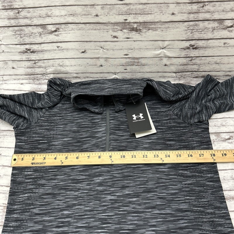 Under Armour Seamless 1/2 Zip Pullover Lightweight Men's Small Gray 1359875 012 gallery