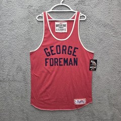 NWT Men XL Roots of Fight Tank Top George Foreman 1973 World Champion Gym RARE