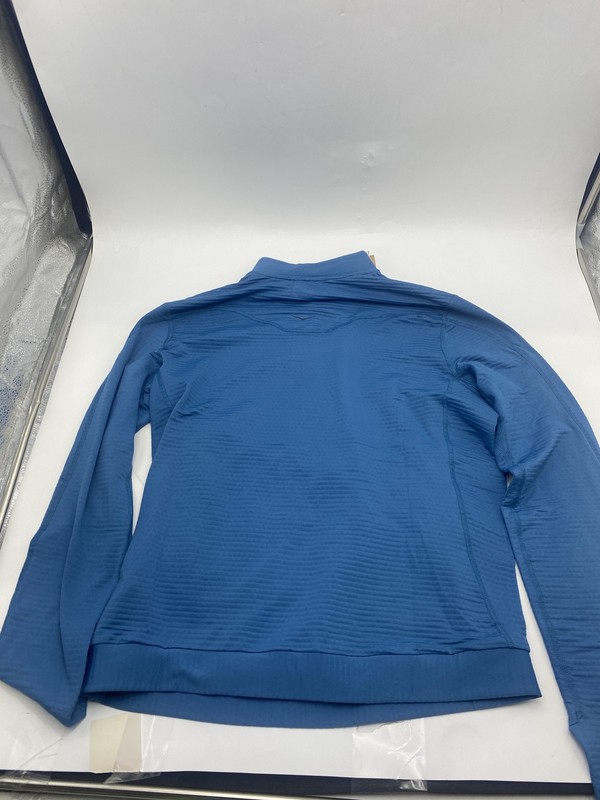 HOKA ONE ONE TERRY KNIT FABRICFRONT ZIP VENTING THERMAL SIZE: M - BLUE gallery