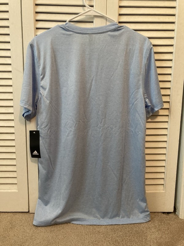 Adidas Men Tech Tee Heather Glow Blue gallery