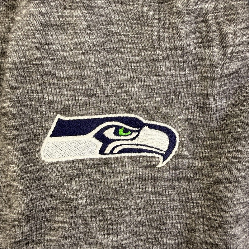 Seattle Seahawks Tommy Bahama Quarter Zip Wool Pullover Top Men's XL Gray NFL gallery