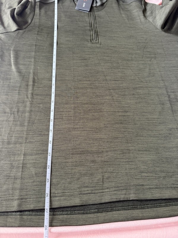 KJUS Liam Techwool Half Zip Mock Neck Pullover NWT M/50 Olive gallery