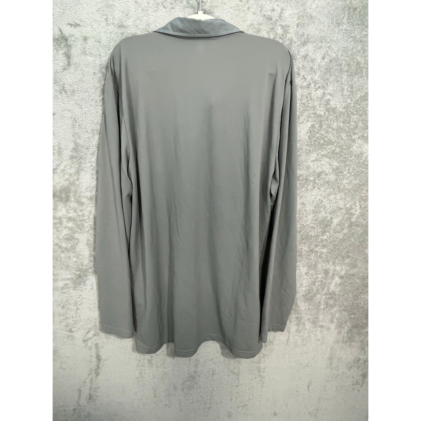 RLX Ralph Lauren Polo Pullover XL Gray Long Sleeve Work Athleisure Wicking gallery