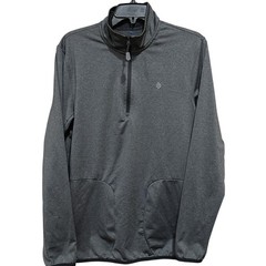 Aspen Pullover Top Men Size S Gray Half Zip Athletic Performance Stretch Running