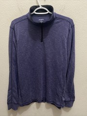 Flag & Anthem Madeflex Men’s Medium Purple Pullover Long Sleeve 1/4 zip NWT