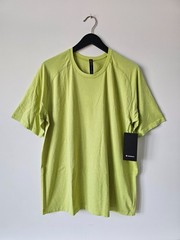 NWT LULULEMON FZAP/WSBI Yellow Green Metal Vent Tech SS 2.0 Top Shirt Men’s XXL