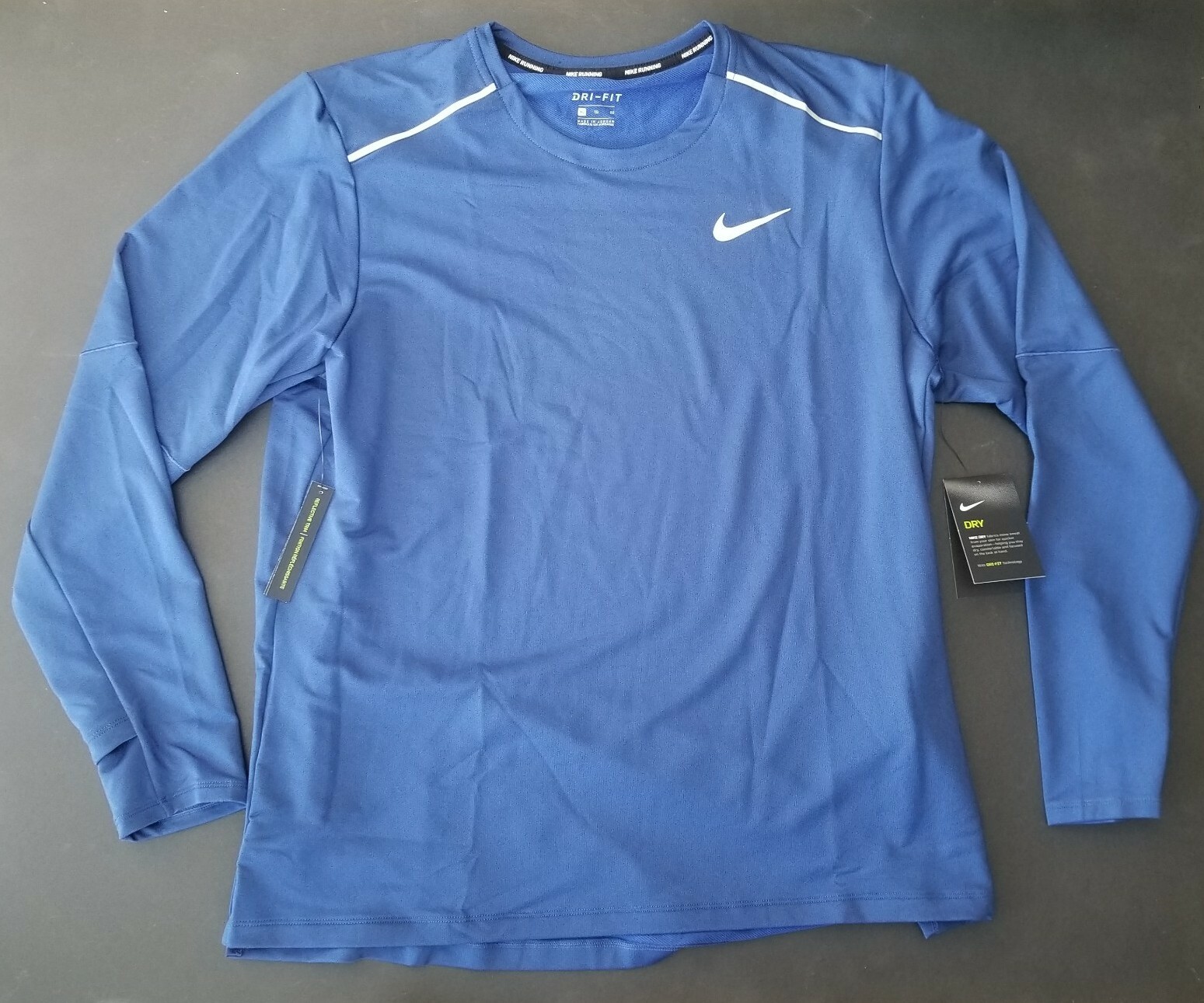 Nike Element 3.0 Running Crew Men's Size XL Obsidian Indigo Force BV4717 453 gallery