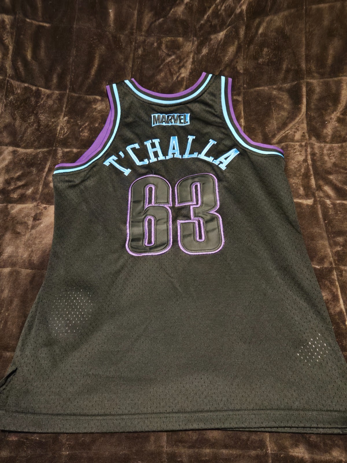 Marvel Avengers T'Challa #63 Basketball Jersey SIZE Med/Medium-Lids Exclusive! gallery