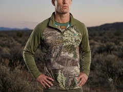 Cabela’s Men’s XL Performance 1/4 Zip Pullover Shirt Advantage MAX-1 Camo Mossy