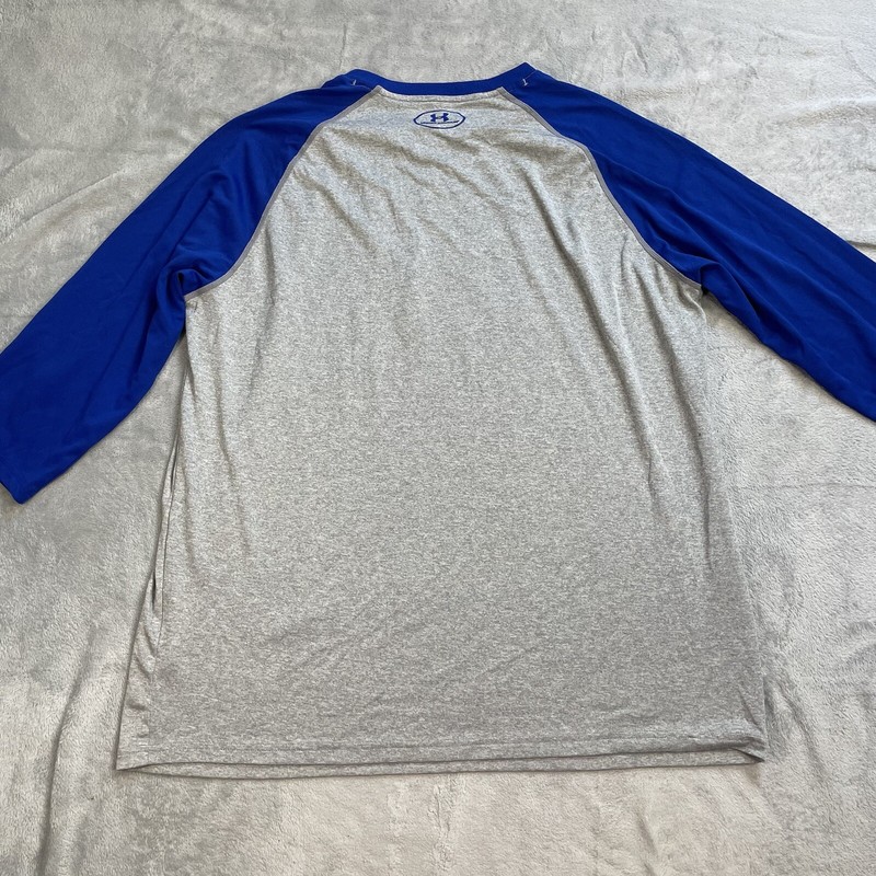Under Armour Baseball Shirt Large Men’s Plate Icon American Flag 4th Of July gallery
