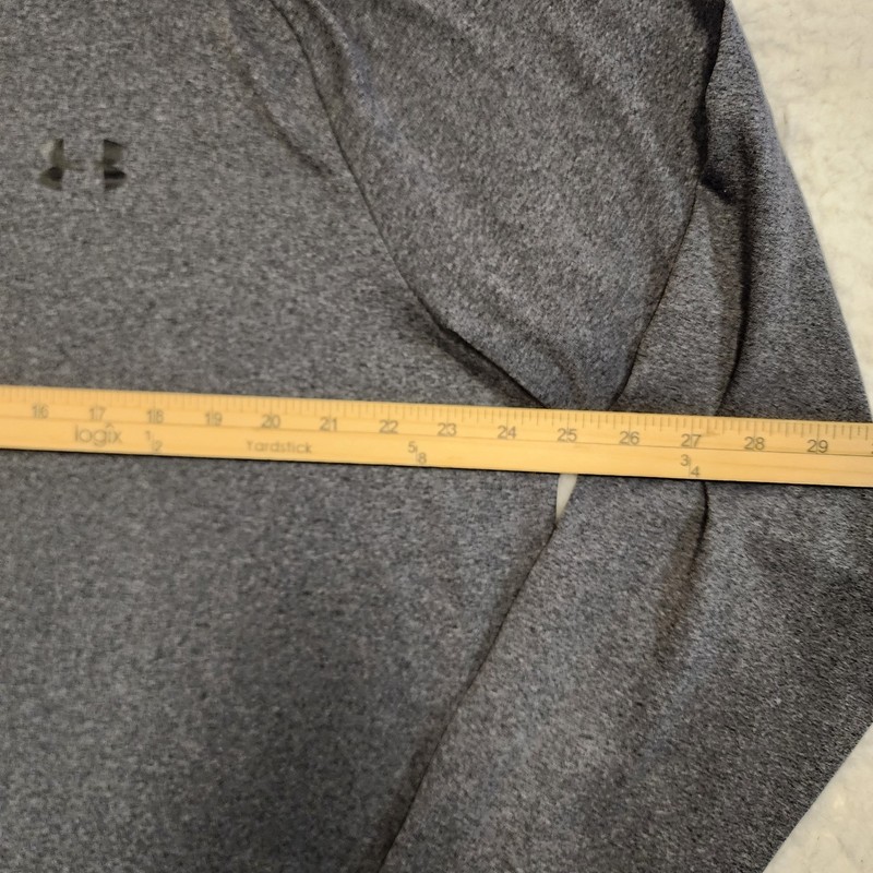 Under Armour Loose Quarter Zip Pullover Mens 2XL Gray Sports Athleisure Dad gallery
