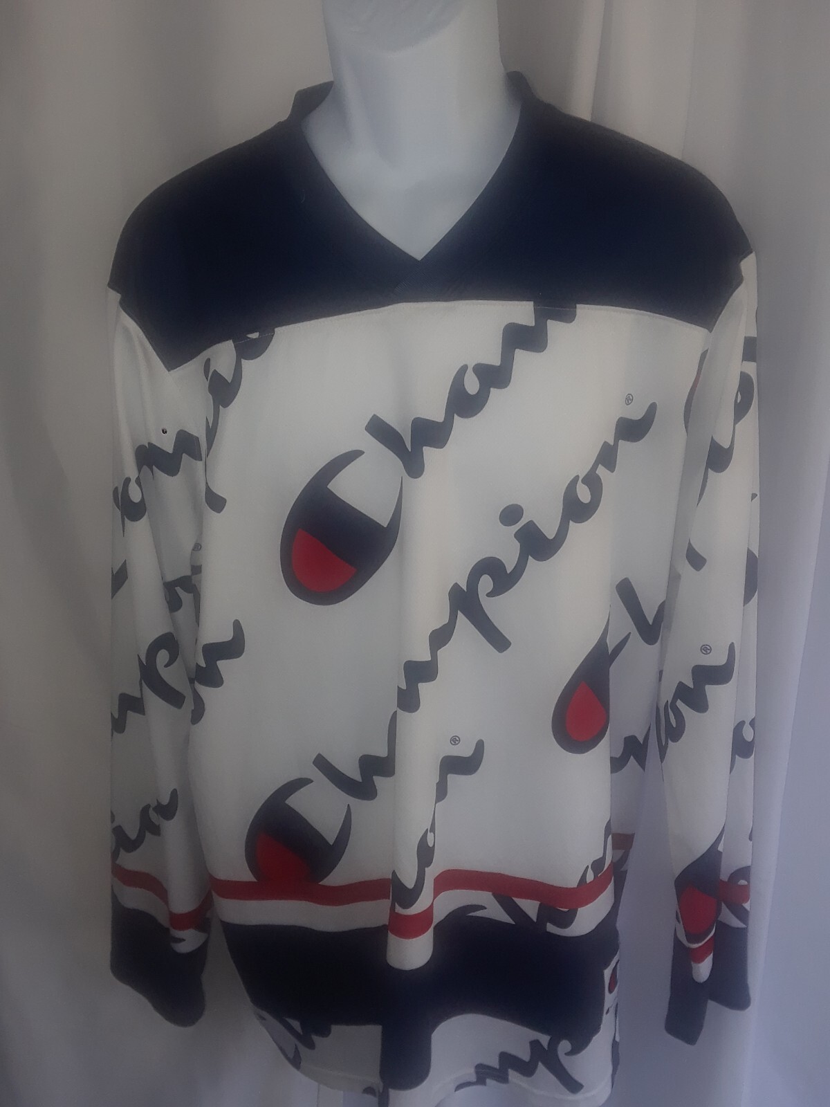 Champion Motorcross Long Sleeve Shirt L race wear America colors sponsor a5 gallery