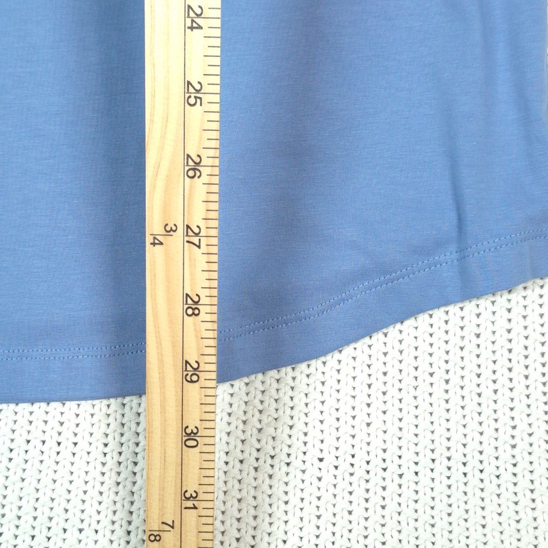Kenneth Cole Active Tech LS Tee Shirt Sz XL Willow Blue Stretch Soft Curved Hem gallery