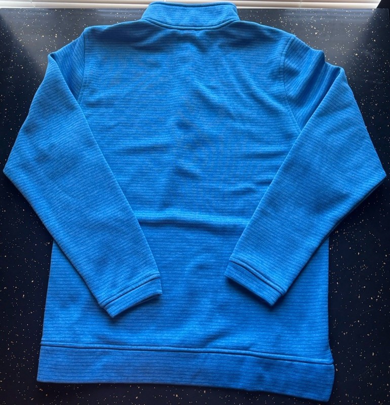 Urban Frontier Men’s 1/4 Zip Pullover Blue Long Sleeve Textured Shirt L gallery
