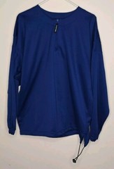 Easton Pullover Mens M Blue Quarter Zip Long Sleeve