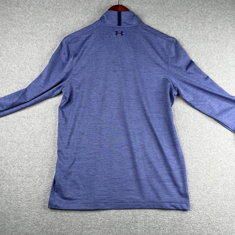 Under Armour Golf 1/2 Zip Shirt Small Purple Long Sleeve Honda CLassic Logo Mens gallery
