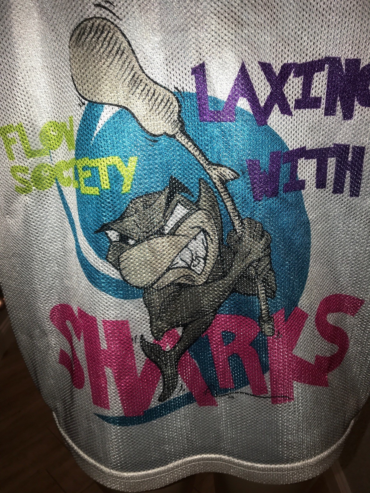 Flow Society Lacrosse Reversible! LAXING with the Sharks S/M BGB gallery