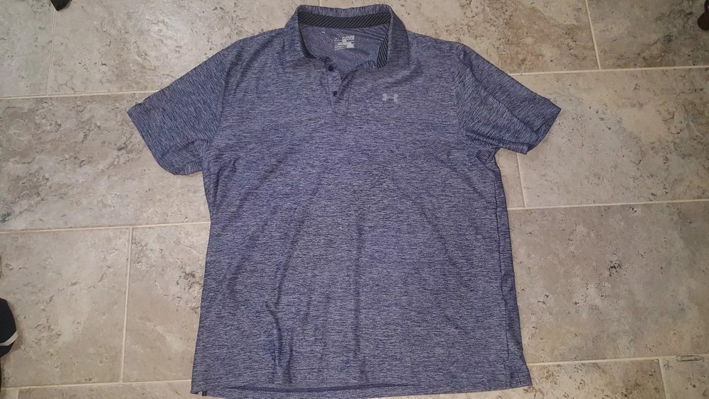 SWEET LOOKING UNDER ARMOUR HEATGEAR POLO MEN'S SIZE 2XL GREAT COLOR AND LOOK!!!