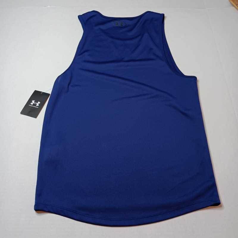 Under Armour Tank Top Men's S Small Purple Fitted Tech Tank Sportstyle Logo gallery