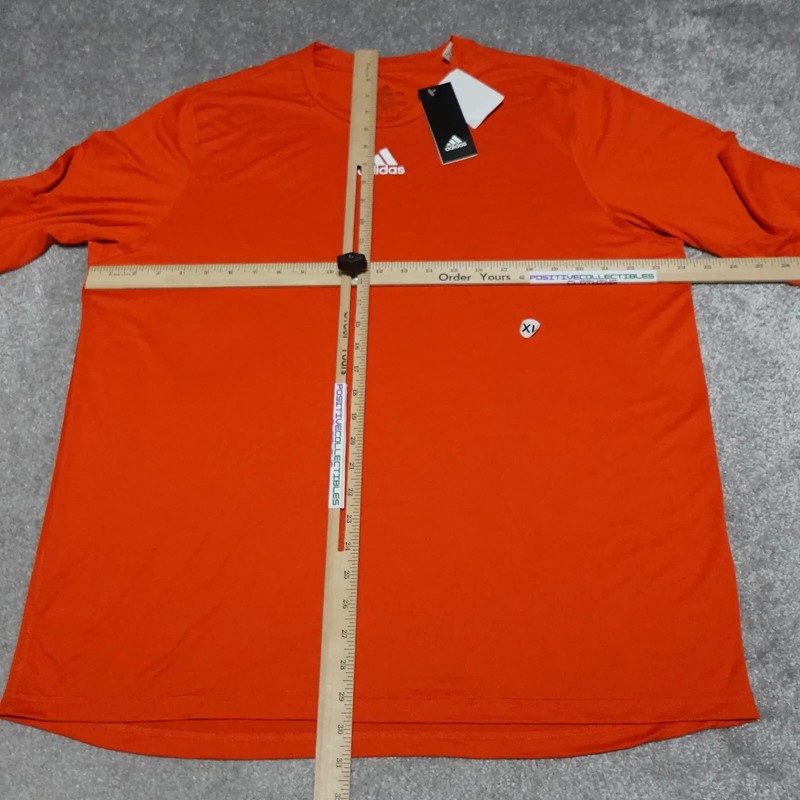 Adidas Long Sleeve Creator T Shirt Men's XL Orange Crew Triumph Over Cancer gallery