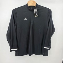 Adidas Climacool Mens 2XL Quarter Zip Pullover Black Long Sleeve Top New NE