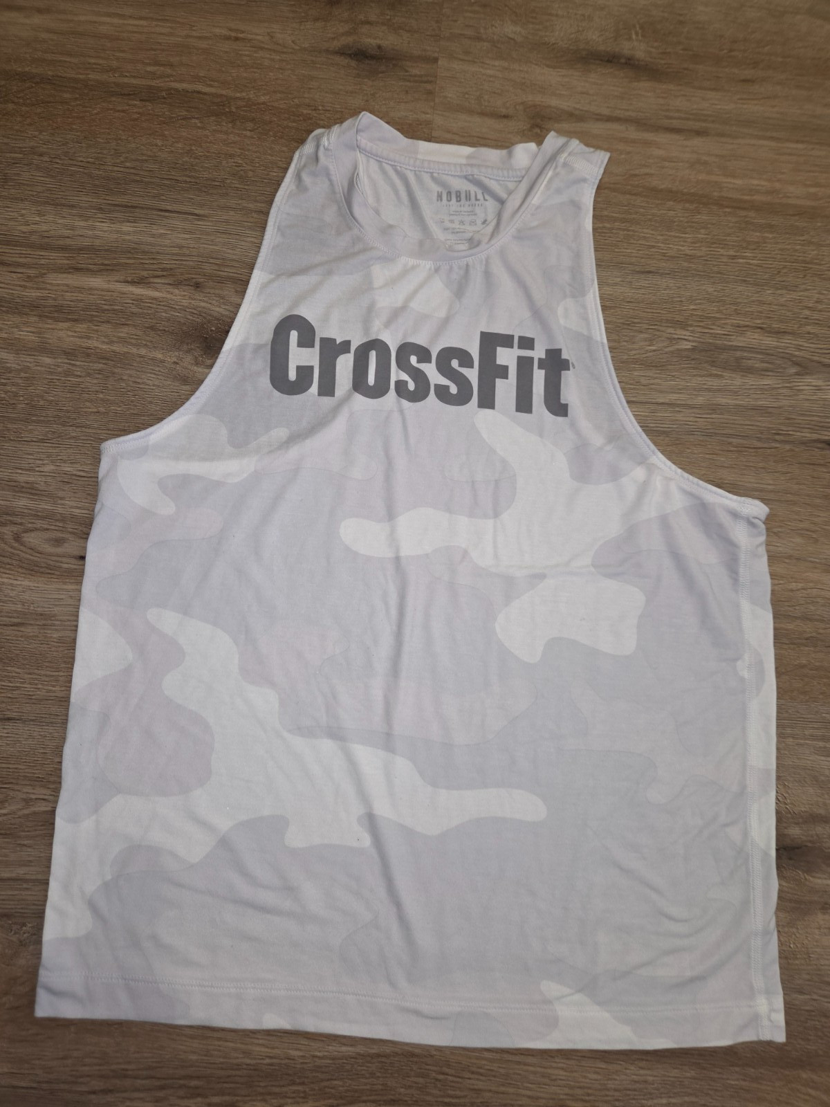 NOBULL men M Crew Muscle Tank Shirt sleeveless camo CrossFit gallery