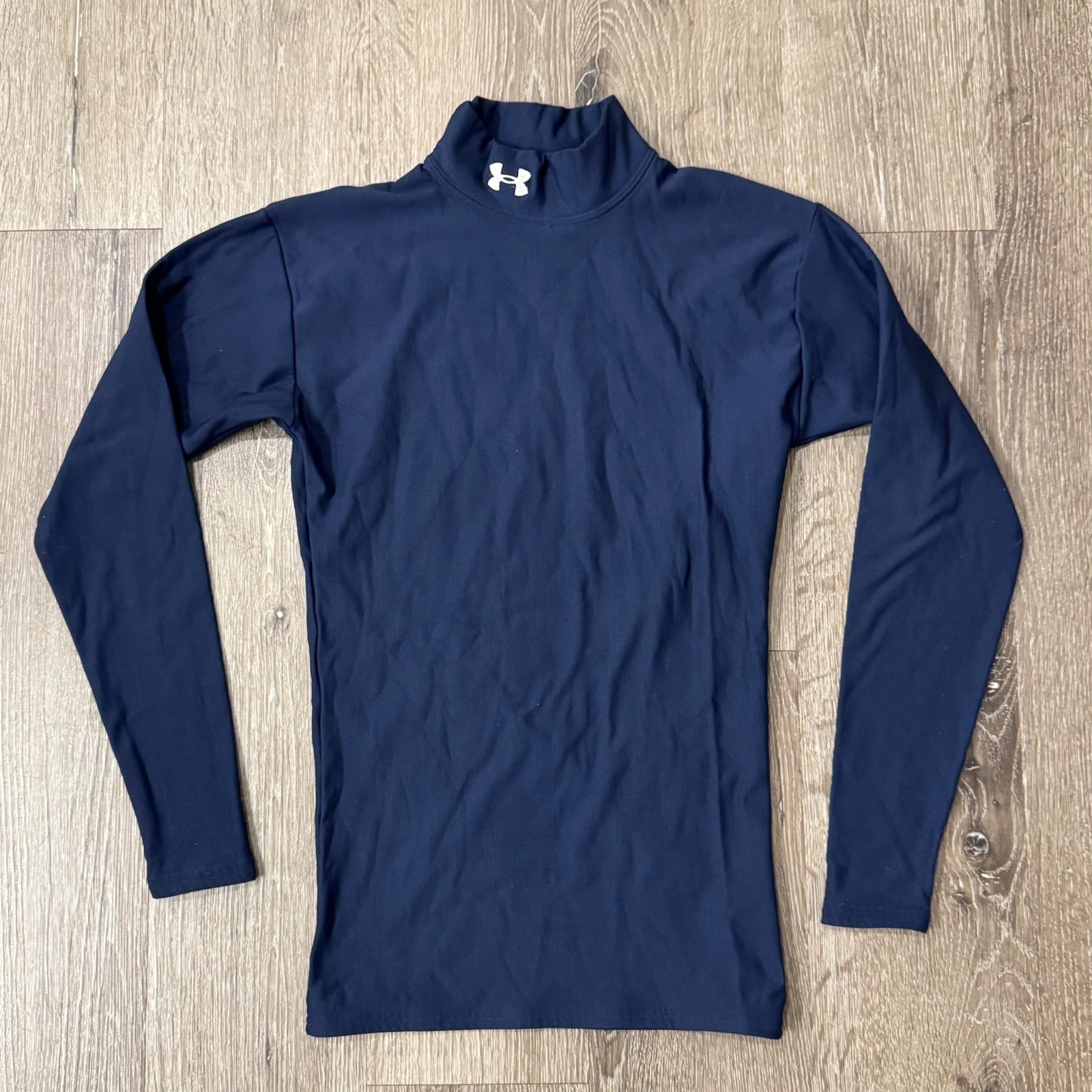 Under Armour Base Layer Men Small ColdGear Mock Neck Long Sleeve Compression gallery