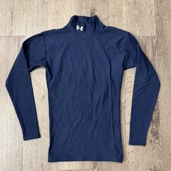 Under Armour Base Layer Men Small ColdGear Mock Neck Long Sleeve Compression