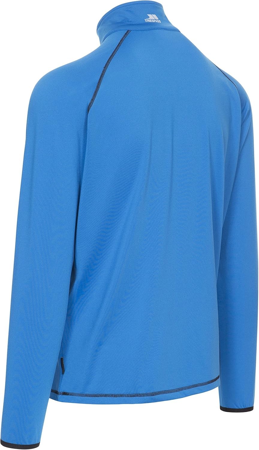 Trespass Dougall Men's Sports Top Long Sleeve, Blue, XXS gallery