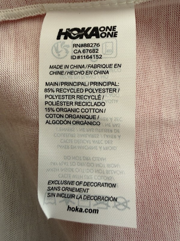 Hoka U GlideTech Sleeveless Tank Men's White DriRelease Lightweight Size M gallery
