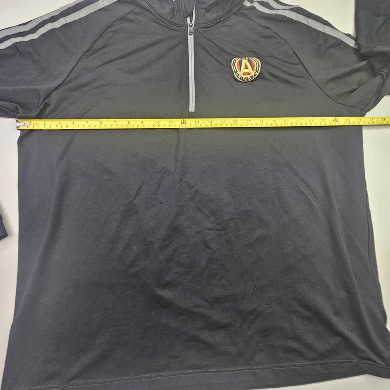 Adidas Atlanta United FC Pullover 2XL Black 1/4 Zip Golf Training Training Top gallery