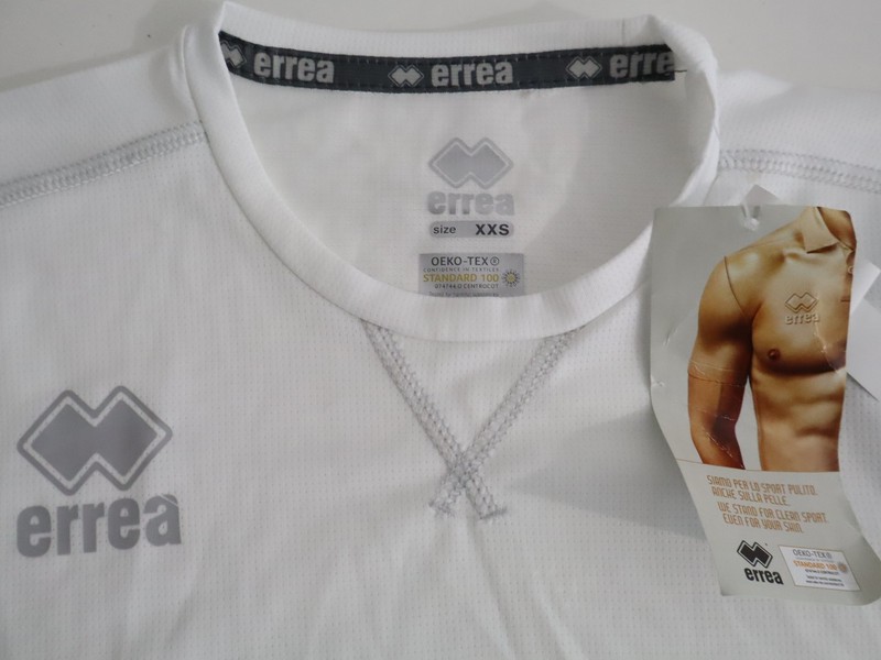 Errea Men's Short Sleeve Training Tops XS/XXS Blue White 2-Pack BNWT gallery