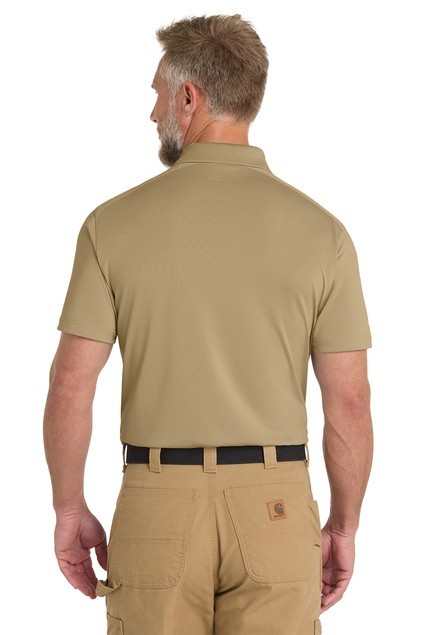 CornerStone Men's Select Lightweight Snag-Proof Polo. CS418 Tan gallery