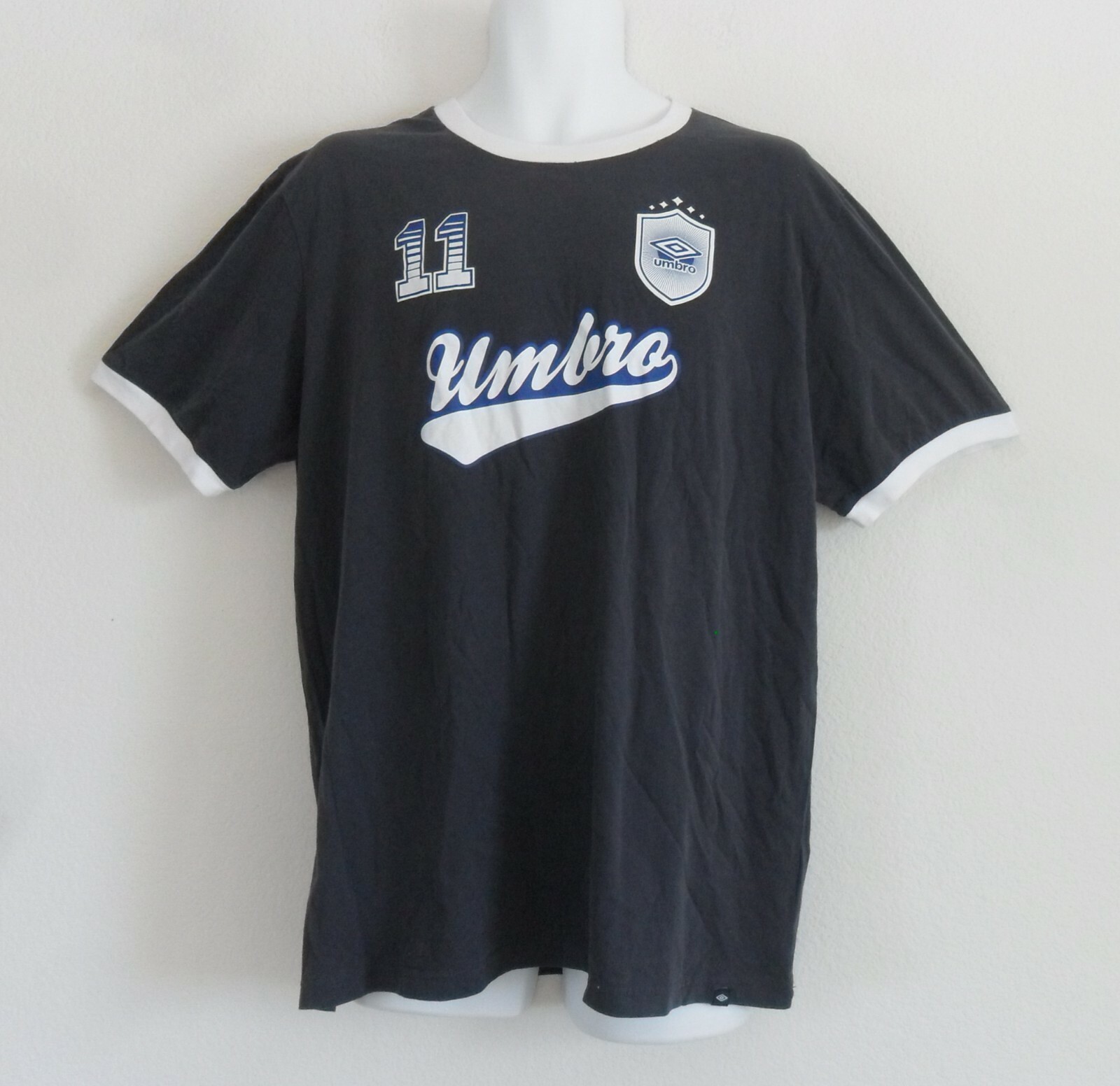 Umbro 1350 DIAMOND ICONS GRAPHIC RINGER Jersey TEE Shirt soccer Top~Mens sz 2XL~ gallery